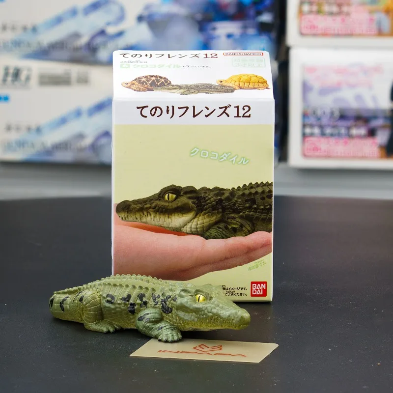 

Bandai Handheld Friends Collection, Palm-Sized Miniature Animal Figures: Turtle, Gecko, Frog, Salamander, Crocodile, in Stock
