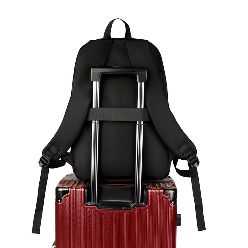 Travel Notebook Backpack, 15 inch business flight approved carrying backpack with luggage cover, durable backpack, men's backpac