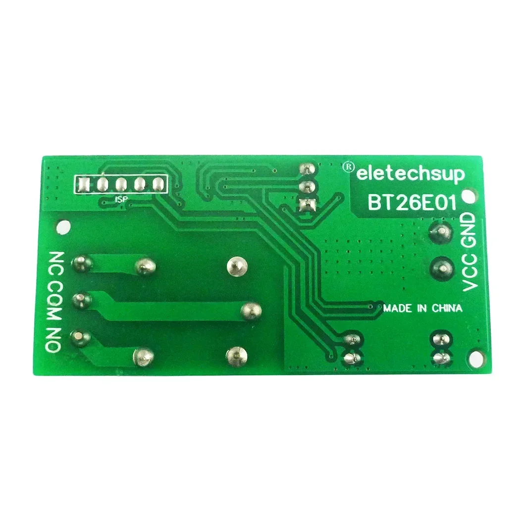 BLE5.2 Bluetooth Relay Module DC12V 10A Load Smart Switch Board APP Button Control ON OFF Delay Command For Home Automation