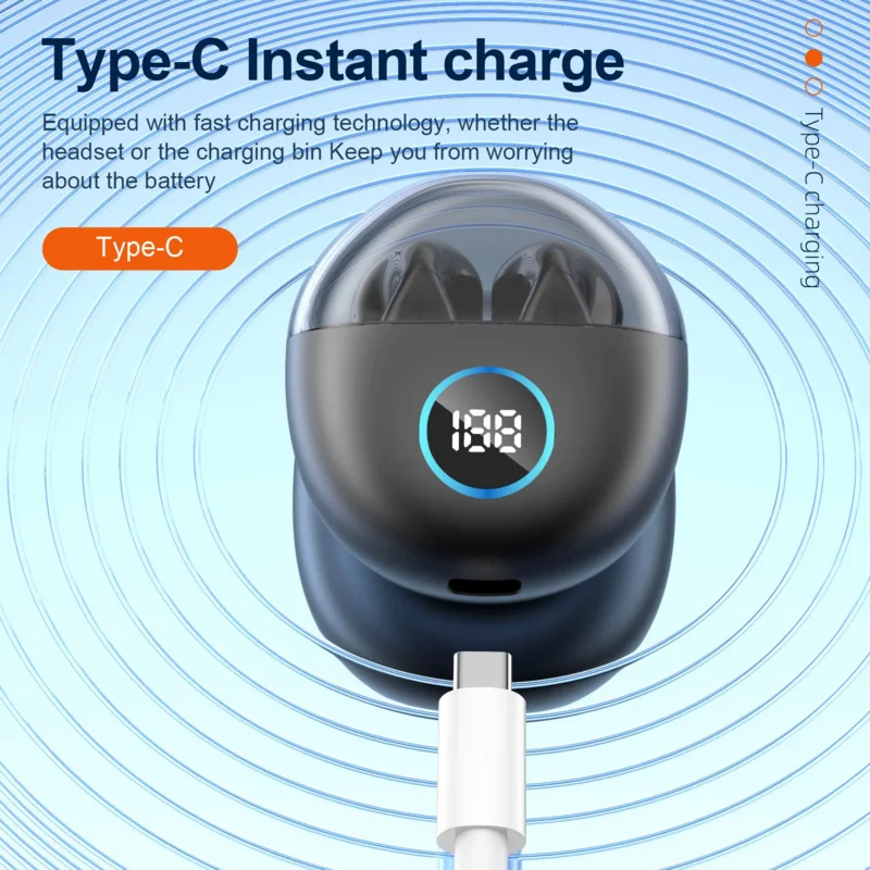 New Transparent Space Capsule Wireless Headphones Delivering High-Definition Sound Quality and Extended Battery Life