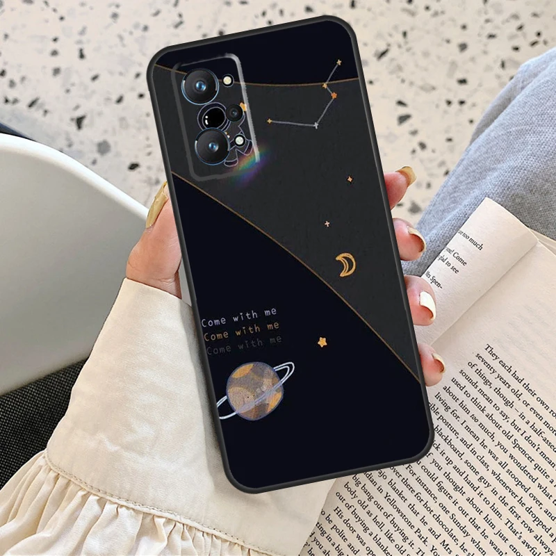 Astronaut Spaceship For Realme C33 C55 C35 C31 C30 C21Y GT Neo 5 10 Pro Plus OnePlus 11 Nord CE 2 3 Lite Case