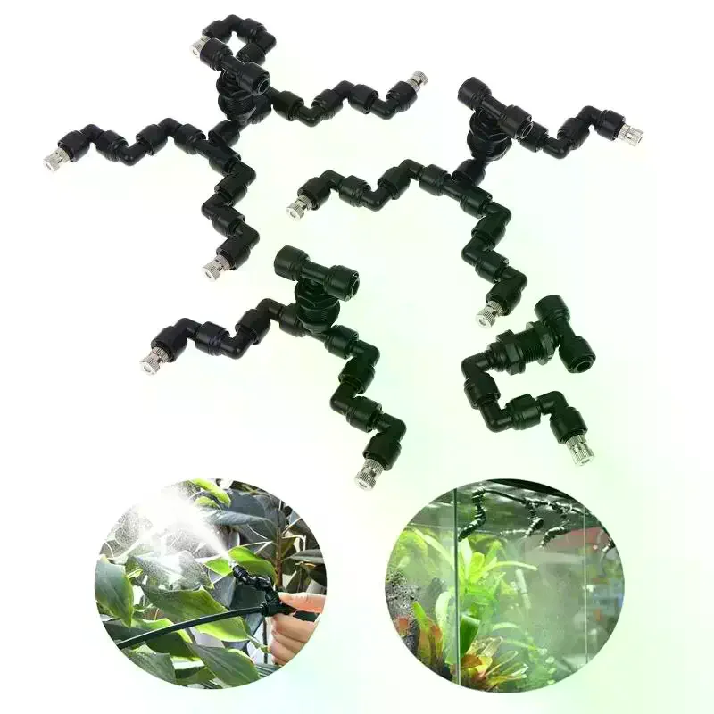 Reptile Mist Sprinkler 360 Adjustable Fogger Easy Install Low Voltage Safe For Gecko Tortoise Vivarium Breeding
