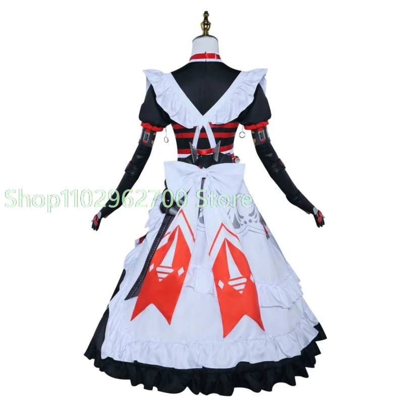 Gioco Zenless Zone Zero Rina Costume Cosplay Alexandrina seyane Cosplay Rina parrucca scarpe puntelli cameriera Costume donna Party Cosplay