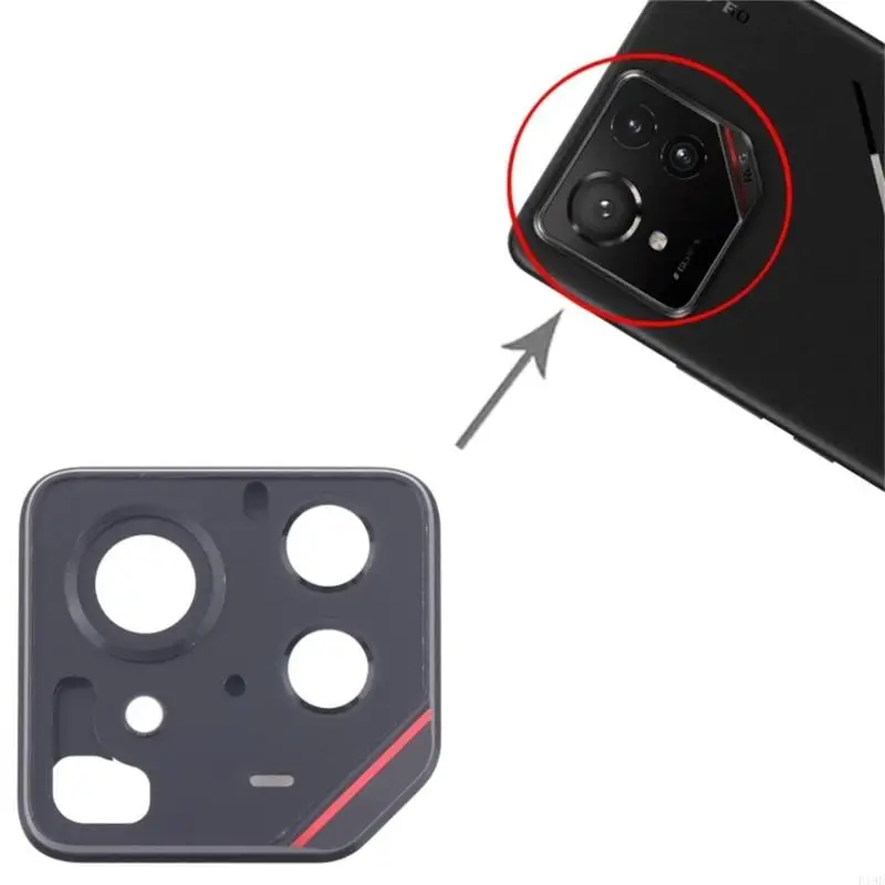 

Metal Rear Camera Frame Housing for Phone 9 Smartphone Improved Drop Resistance Scratch Protections F19E