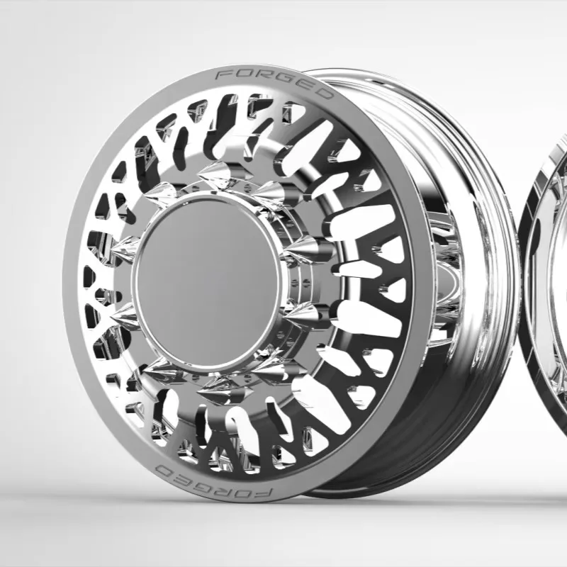 High-end customized deep concave forged alloy wheel hub, multi-inch single-piece sport rims, 5×3 PCD, gold polished finish