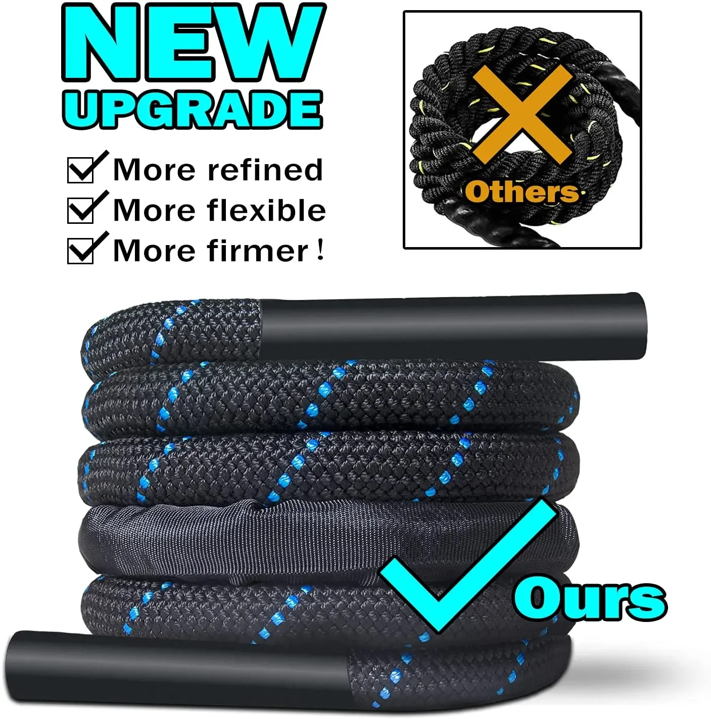 2026 Hotsale Gym Heavy Boxing Battle Muay Thai Jump Rope With High Quality