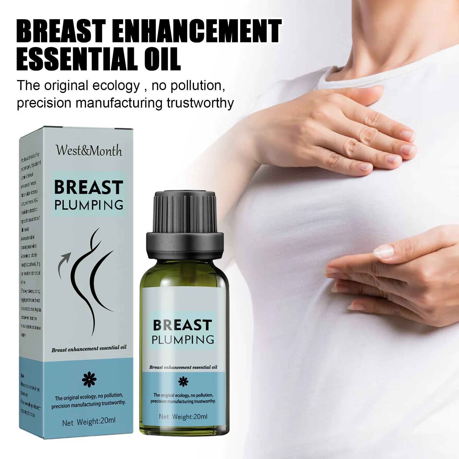 Breast Essential Oil Massage Firming Plump up Growth Enhancement Tight Restore Elasticity Sexy Boob Women Breast Enlargement Oil