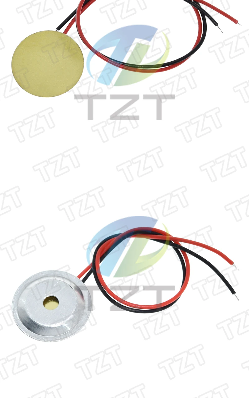 10/30 Stück 15 mm Summer-Sounder-Sensoren Trigger-Trommelscheibe mit Kupferdraht + Aluminiumgehäuse – Detail 6