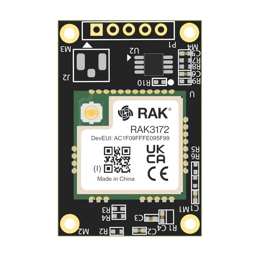 RAK3372 LoRaWAN STM32WLE5CC Module, Multi-band EU433/US915/AS923, Ultra Low Power 1.69μA, RUI3 API Compatible