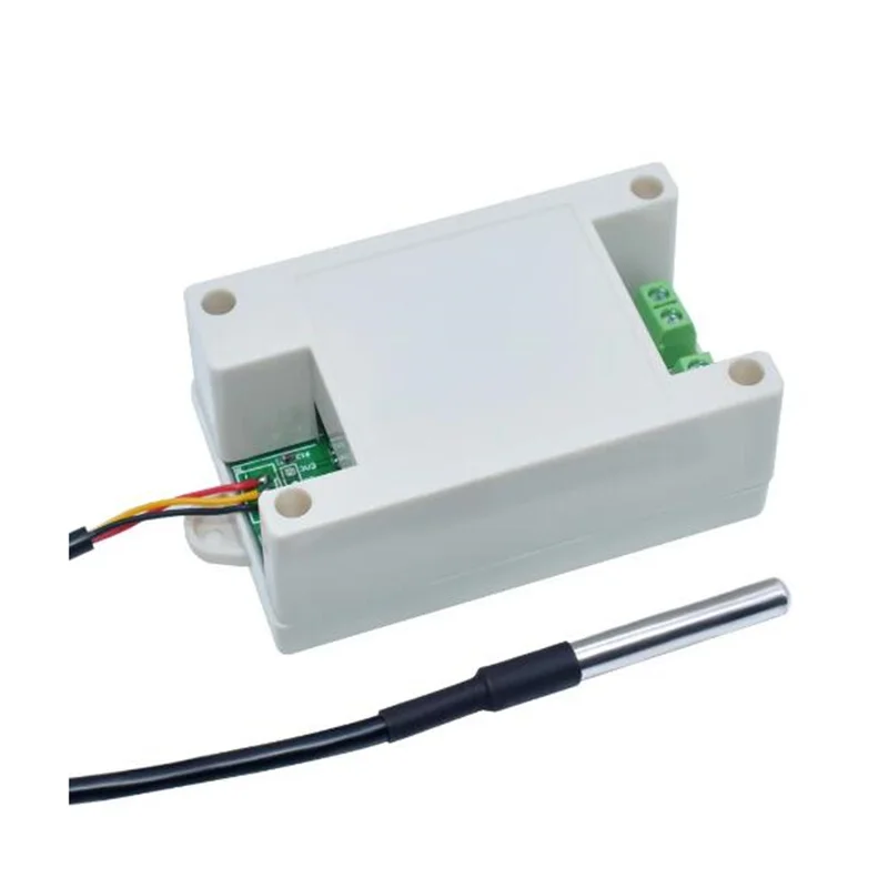 Temperatura e Umidade Módulo de Controle Remoto, AC 220V, DS18B20, DHT11, 1M Linha Sensor, Yiweilian