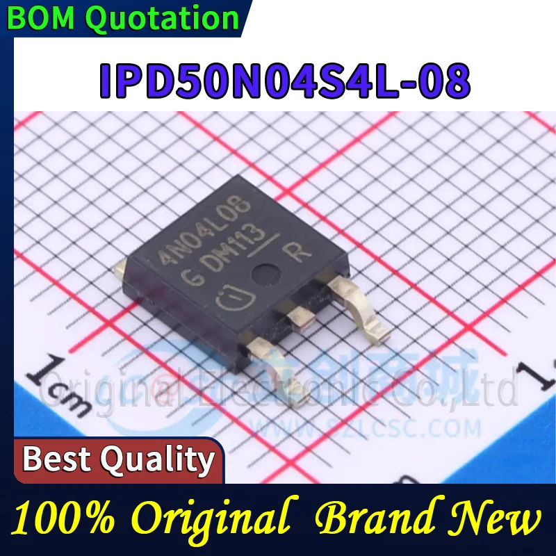 10pcs/lot 4N04L08 IPD50N04S4L-08 Original  In stock High quality