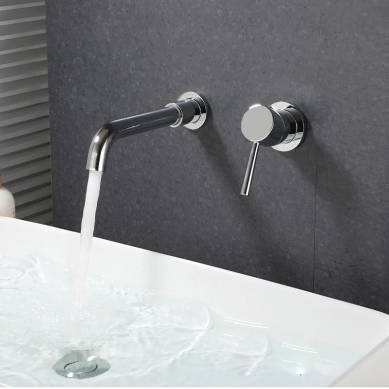 Modern Bathtub Spout Nozzle Wall Mounted Lavatory Tub Spout Faucets Bathroom Rotatable 360 ° Bath Tub Filler Nozzle Brushed Gold