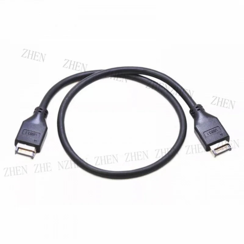 Y Y USB 3.1 Front Panel Header Male To Male Type-E Motherboard Extension Data Cable