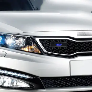 1輛汽車前引擎蓋格柵標誌徽章裝飾LED燈,適用於福特福克斯、蒙迪歐、翼虎、嘉年華MK7、護衛、探險家、銳界2、4、MK2 8 最佳銷售 LED福特標誌 - №3