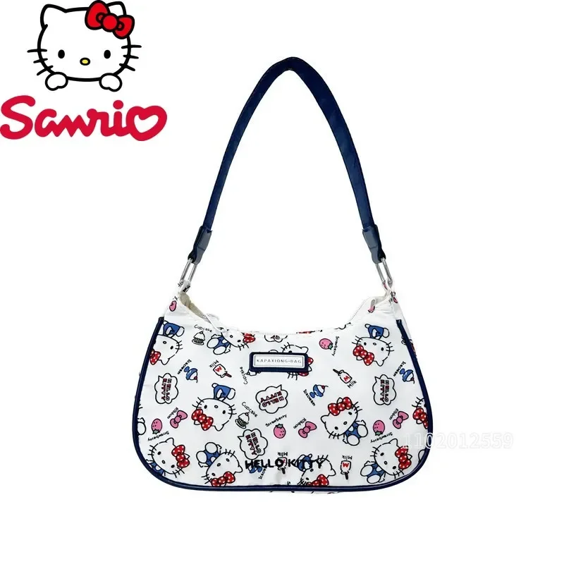 

Sanrio Hello Kitty New Women's Shoulder Bag Cartoon Cute Women's Handbag Luxury Brand Fashion Women's Bag Large Capacity