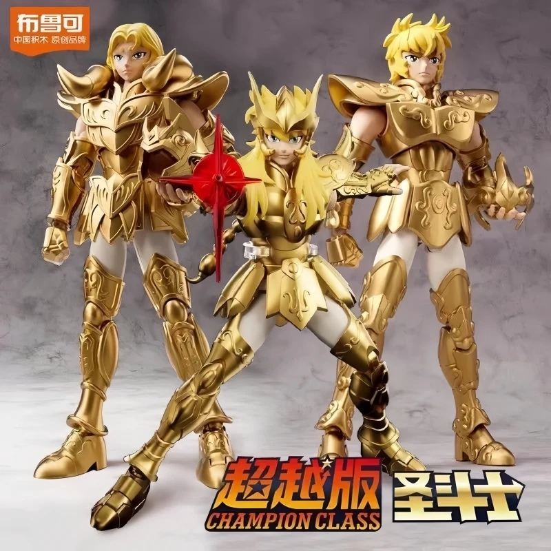 Hot Blokees Saint Seiya Champion Class Aries Mu Anime Figure Masami Kurumada Action Figure Decortions Kids Christmas Gifts