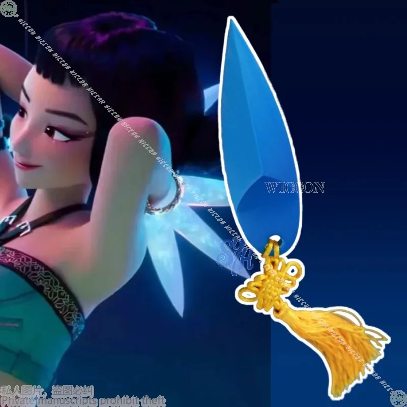 2025 زوي الصينية عقدة الأسلحة وهمية زي تأثيري أنيمي Kpop شيطان تأثيري ثلاثية الأبعاد حمض البوليلاكتيك الدعائم اكسسوارات جزء الهالوين