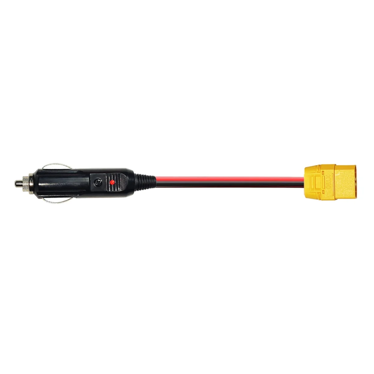 Cable de carga más ligero, conector hembra XT90 para encendedor de cigarrillos de coche, enchufe macho para generador Solar, estación de energía 14AWG 12V YDH