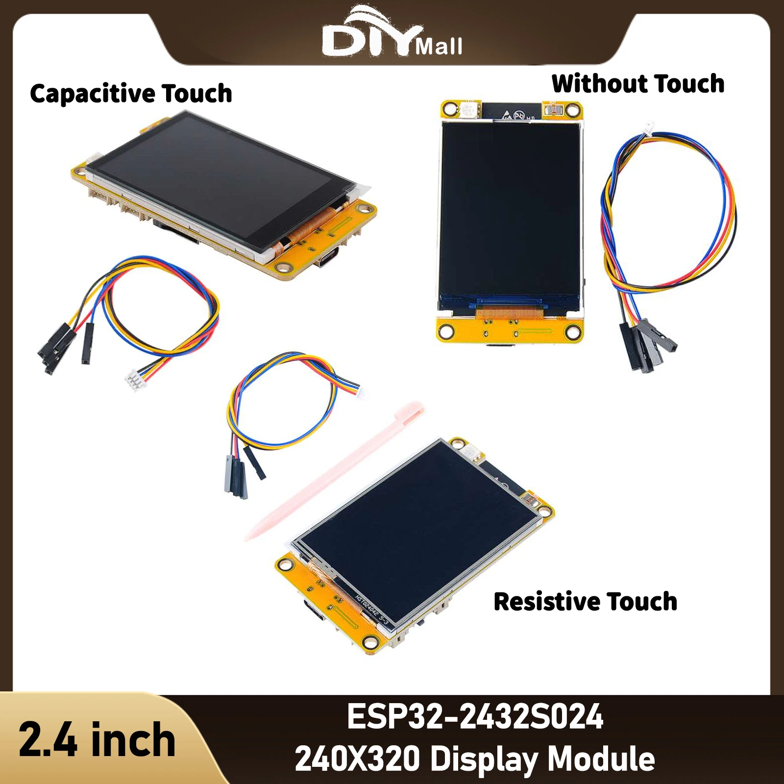 2.4inch ESP32 Display WiFi+BT ESP32-32 Module 240X320 ILI9341 Driver 2.4