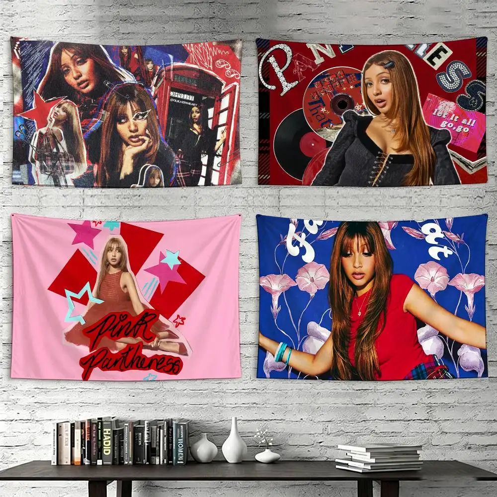 

Singer Pink P-Pantheress ALBUM Flags Wall Hanging Tapestry Outdoor Garage Room Decorative flag Background Blanket