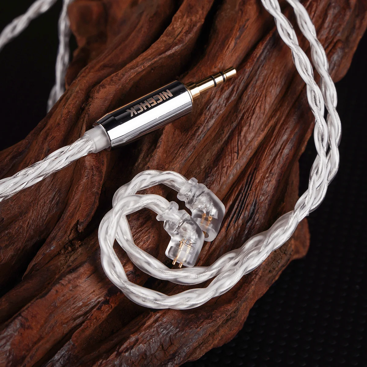NICEHCK DeepSnow 4 Strand Silver Plated German Copper Cable MMCX