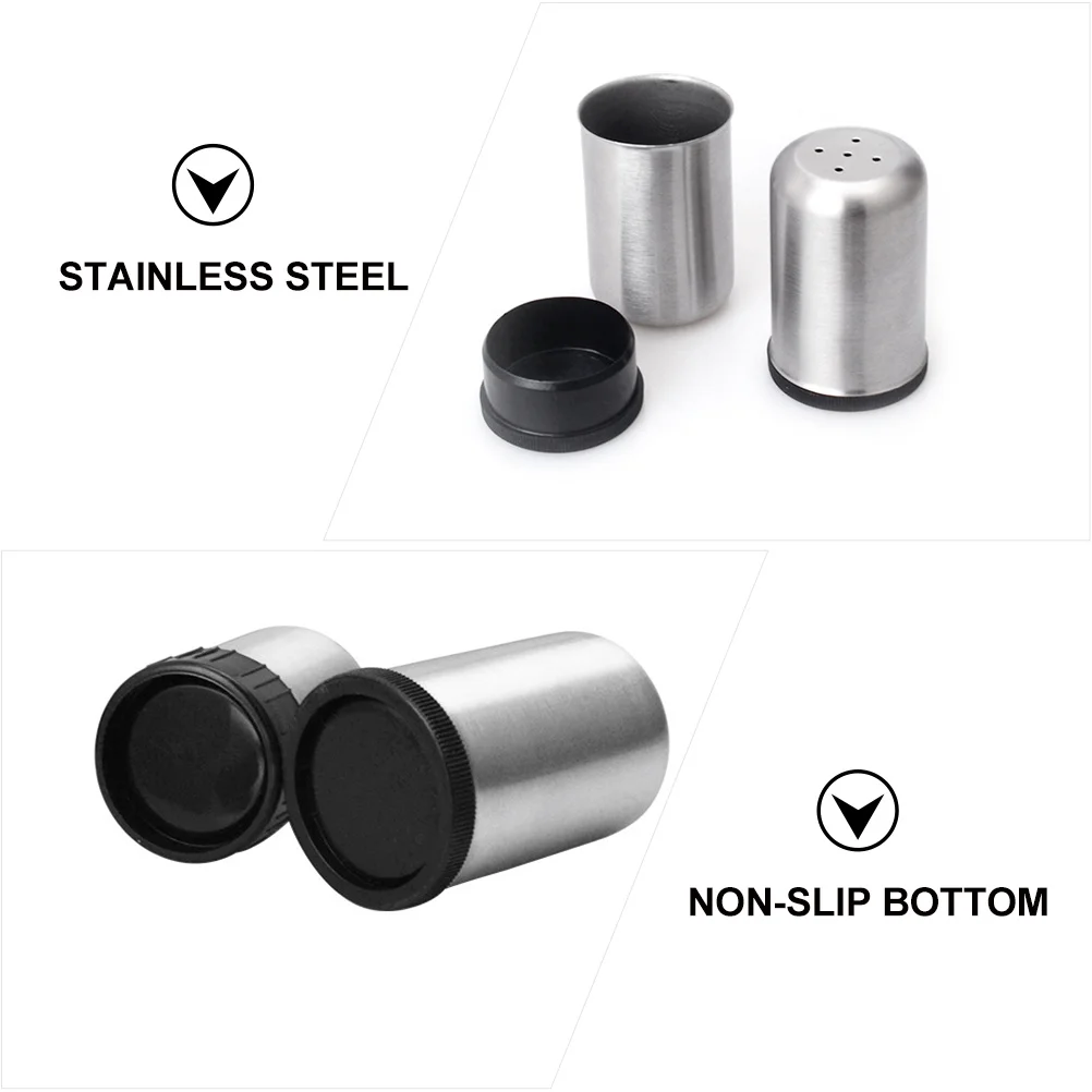 

4Pcs Spice Jars Set Heavy Duty Seasoning Containers for Baking Cooking Home Restaurant Use Powder Shaker Dispenser