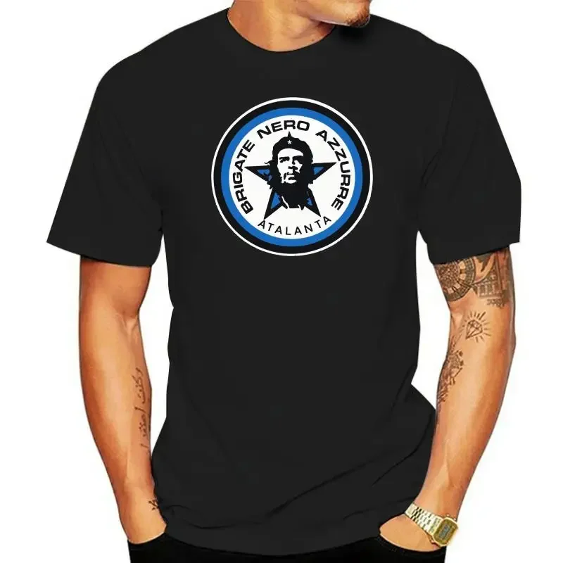 Summer Camiseta Tshirt Man Short Sleeve Tops Tees T-SHIRT ATALANTA BERGAMO DEA ULTRAS BRIGATE NERO AZZURRE - 1 S-M-L-XL-2XL-3XL