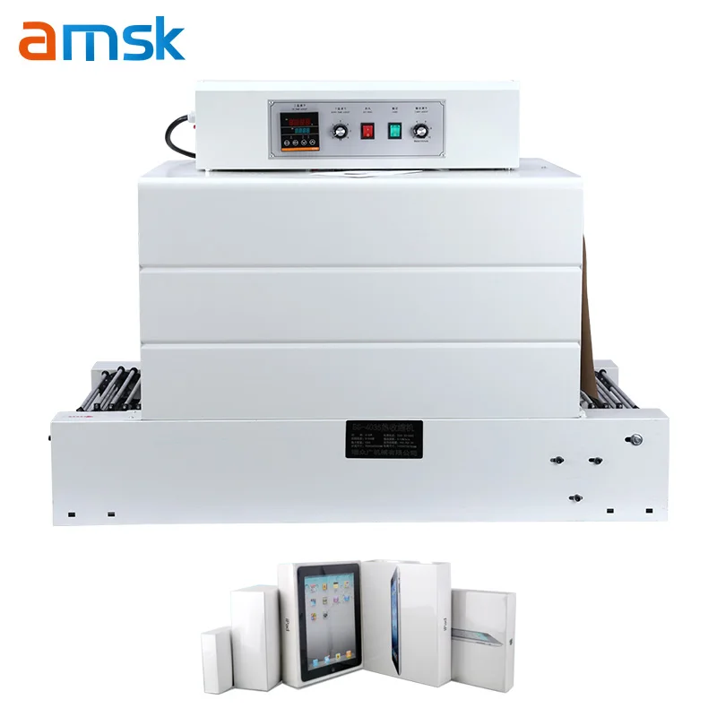 BS-4035 โซ่ขวดพลาสติกอัตโนมัติ PVC ความร้อนฟิล์มความร้อนอุโมงค์ฉลากหดบรรจุเครื่องห่อ