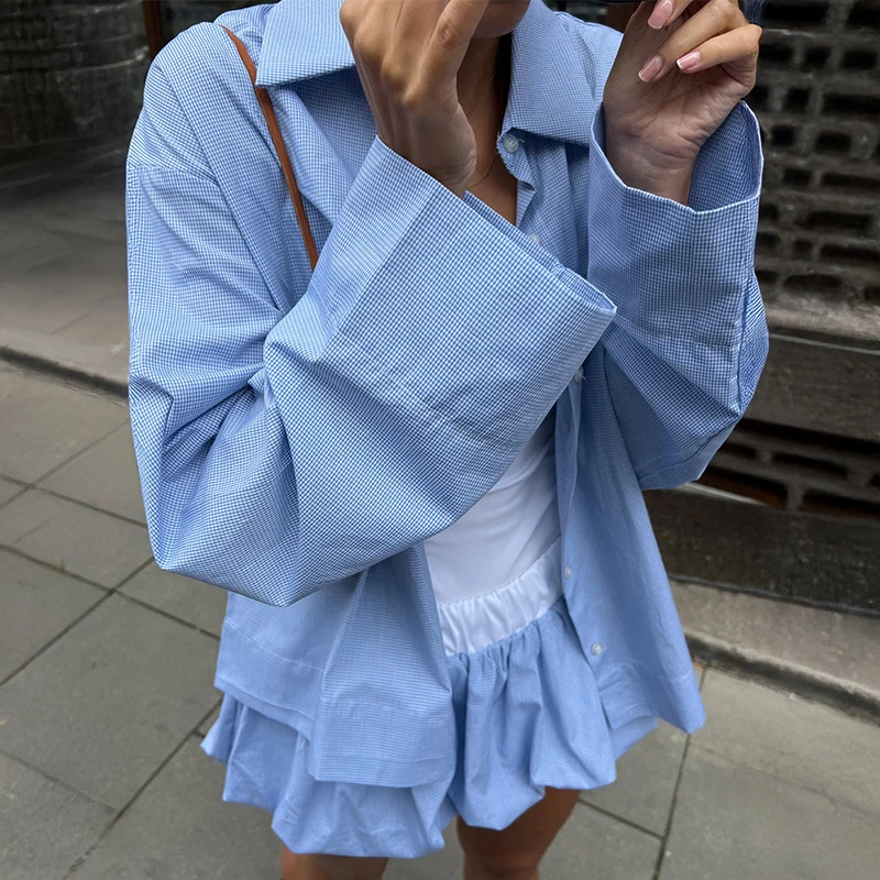 Tornova منقوشة قميص الأزهار برعم مجموعة تي شيرتات قصيرة للأطفال المرأة موضة كم طويل قميص مثير سليم السراويل عادية الساخن فتاة دعوى 2025 صيف جديد #2