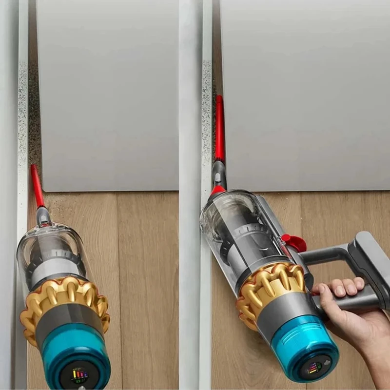 สําหรับ Dyson V7 / V8 / V10 / V11 / V12 Detect Slim / V15 ตรวจจับ / Awkward Space Crevice เครื่องมือแปรงเครื่องดูดฝุ่น, 2 ชิ้น