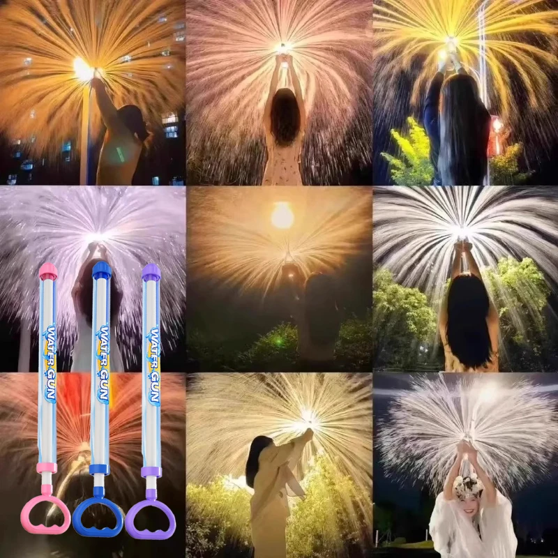 

Mist Dispersing Water Gun Water Squirt Toy Beach Small Water Spray Pulling Water Gun Children Drifting Summer Play Water Toy