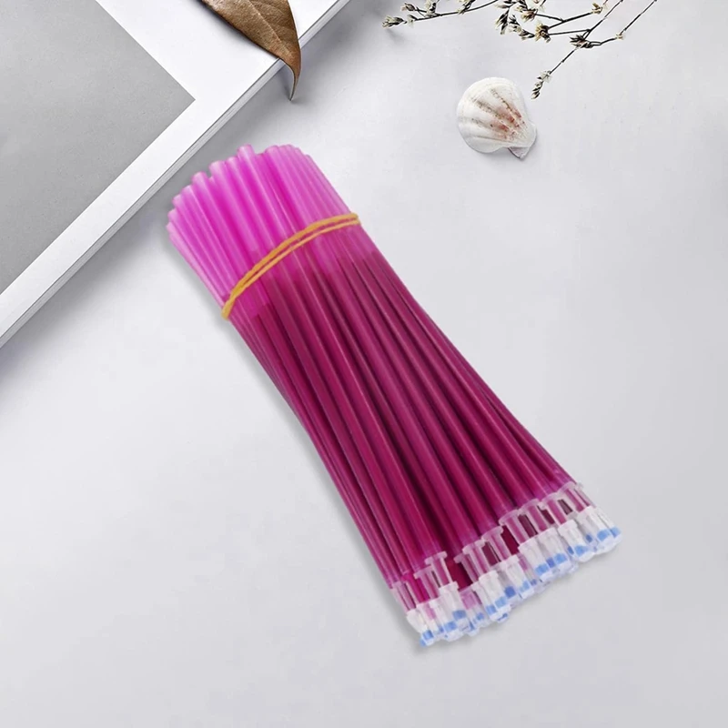 100 Pack Of 0.5Mm Erasable Pen Refills For Home And Study Use,