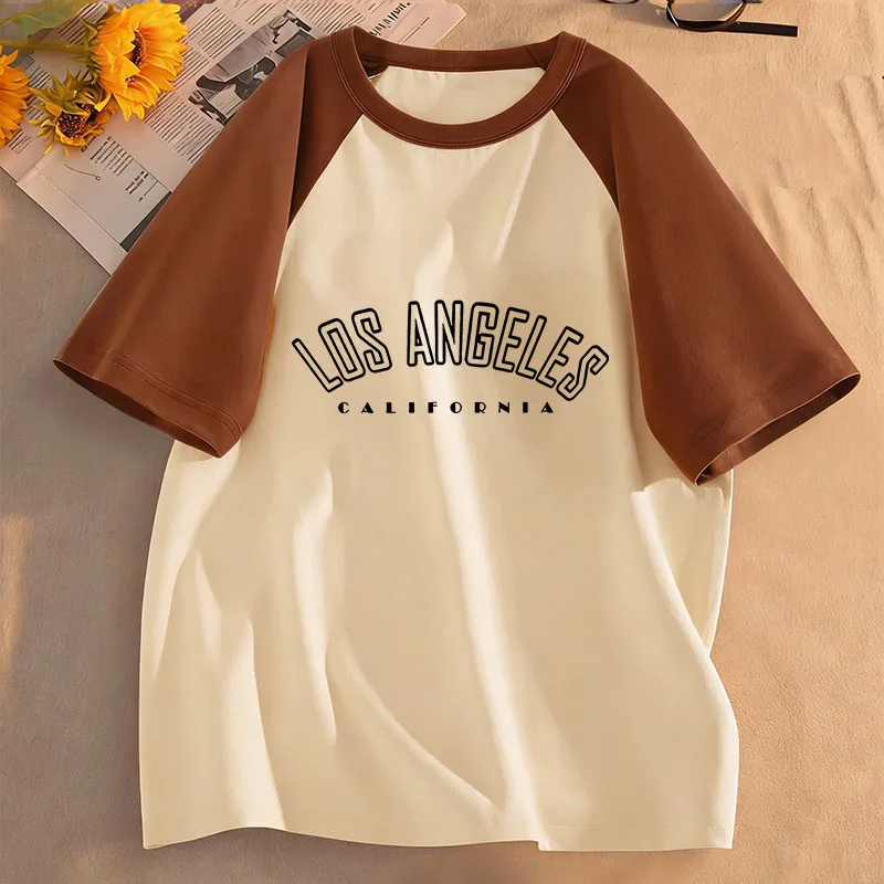 90er-Jahre Mode Los Angeles Top-Design T-Shirts Y2K Kinder T-Shirt für Jungen und Mädchen Sommer Frühling Lässiges Oberteil Kurzarm-Shirt