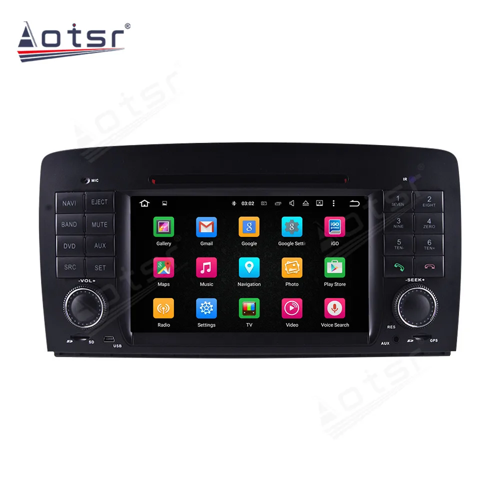 7 Inch Android 13 For Mercedes Benz R-Class W251 R280 R300 R320 2005 - 2012 Car Radio Autoradio Video Multimedia RDS DVD Player
