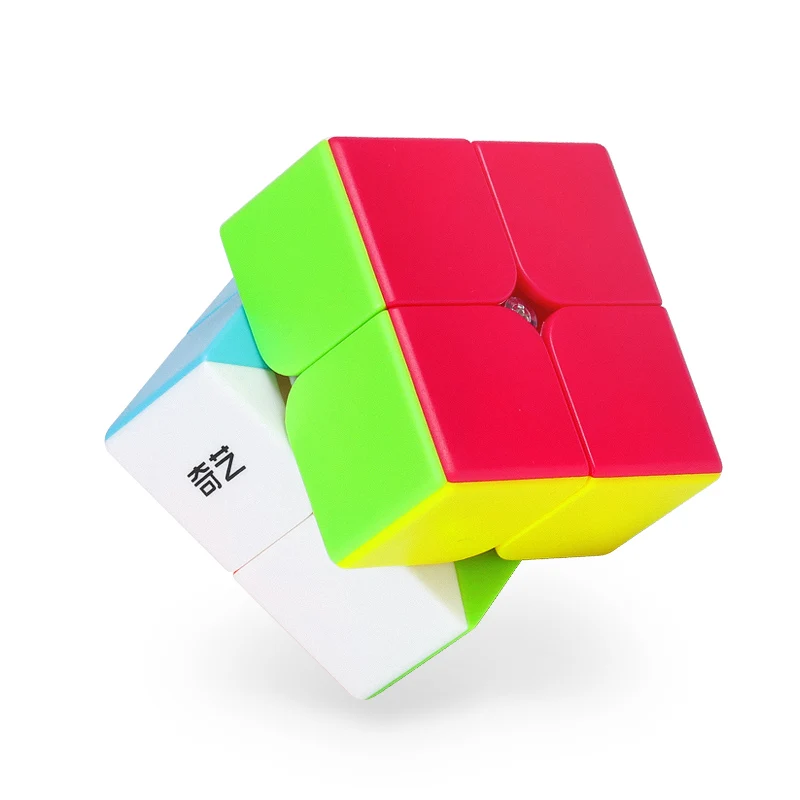 Qiyi Qidi S2 2x2x2 Magic Cube QY Stickerless 2x2 Speed Cube Puzzle Cubes Educational Toys For Children Gift
