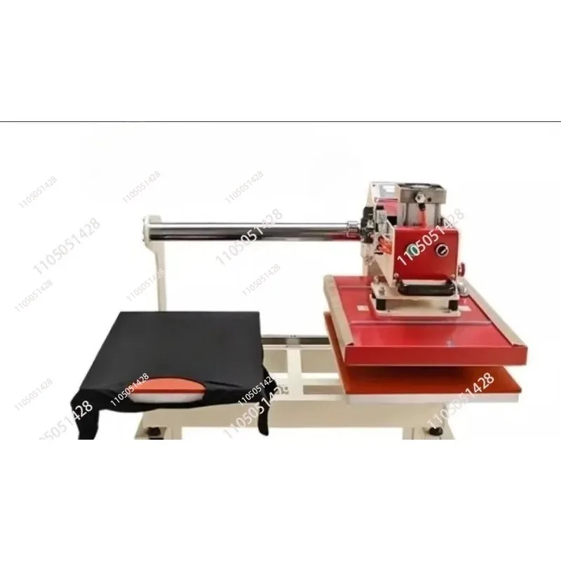 Pneumatic Slide Up Dual Station Hot Stamping Machine Heat Transfer Printing