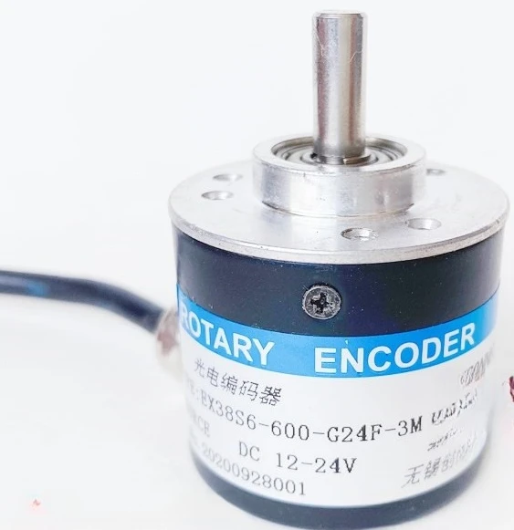 EX38S6-600BM-G24F-3 Photoelectric Rotary Encoder Solid Shaft 6mm Garden Tools Car Accessories Sublimation Blanks