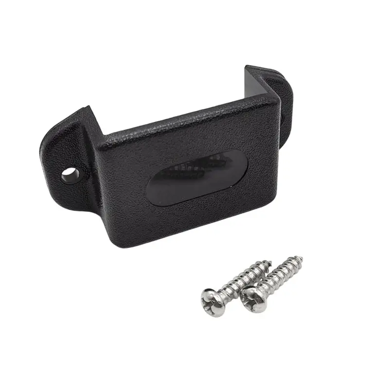 B31B Handheld Radio Clip, 2pcs Car Truck Mount Holder for Walkie Talkie, Metal Bracket with Screws, Black