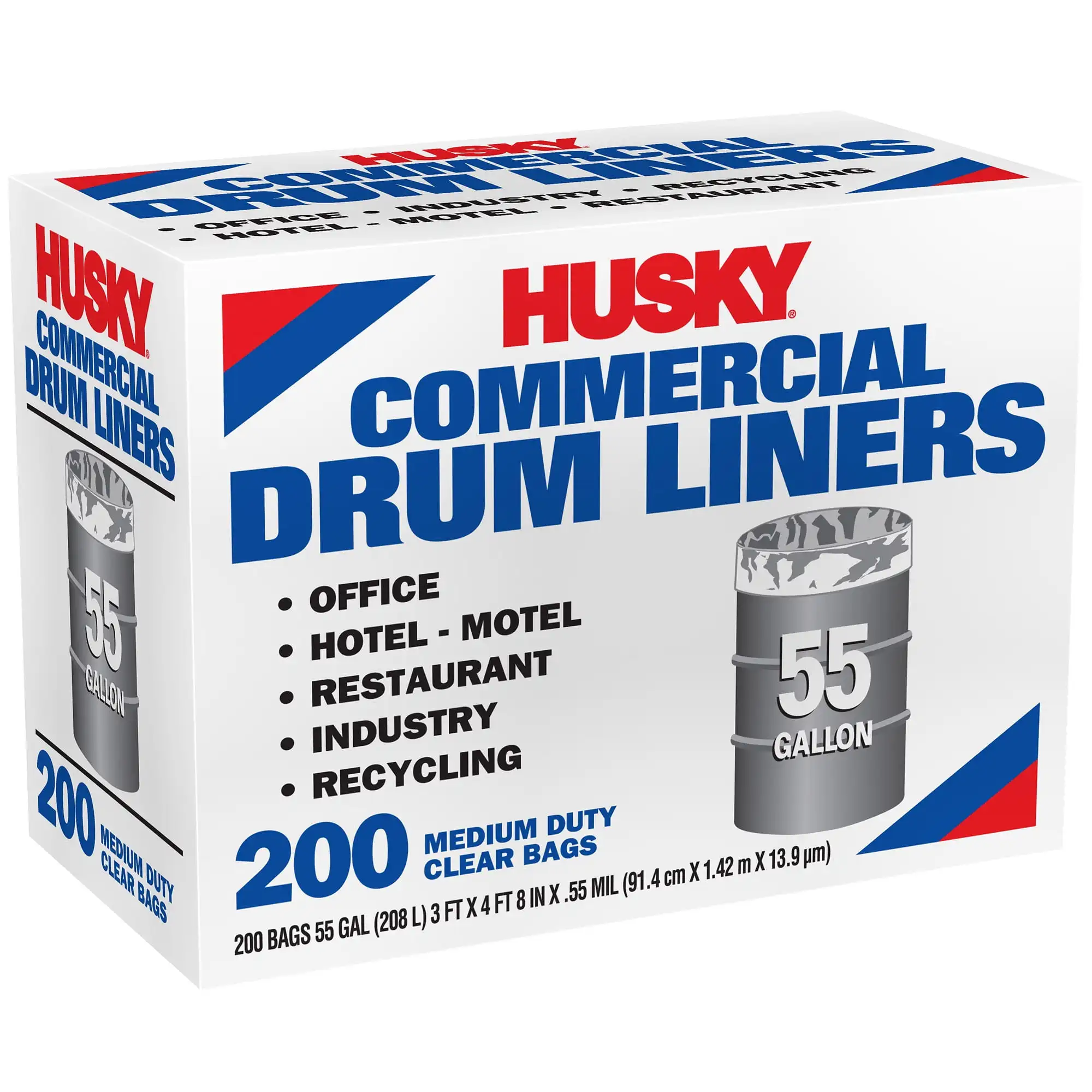 

Натуральные вкладыши для мусора Husky 55 Gal Economy (200 шт.)