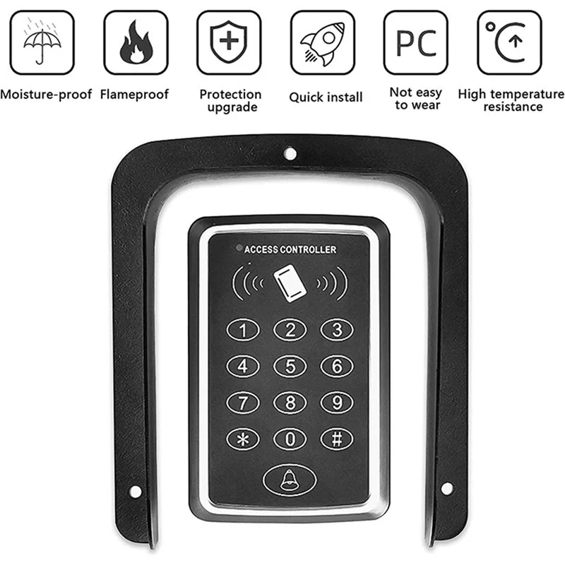 ABJN-Doorbell غطاء المطر جرس الباب صندوق الحماية من الشمس المقبس غطاء المطر آلة التحكم في الوصول البصرية درع الرياح