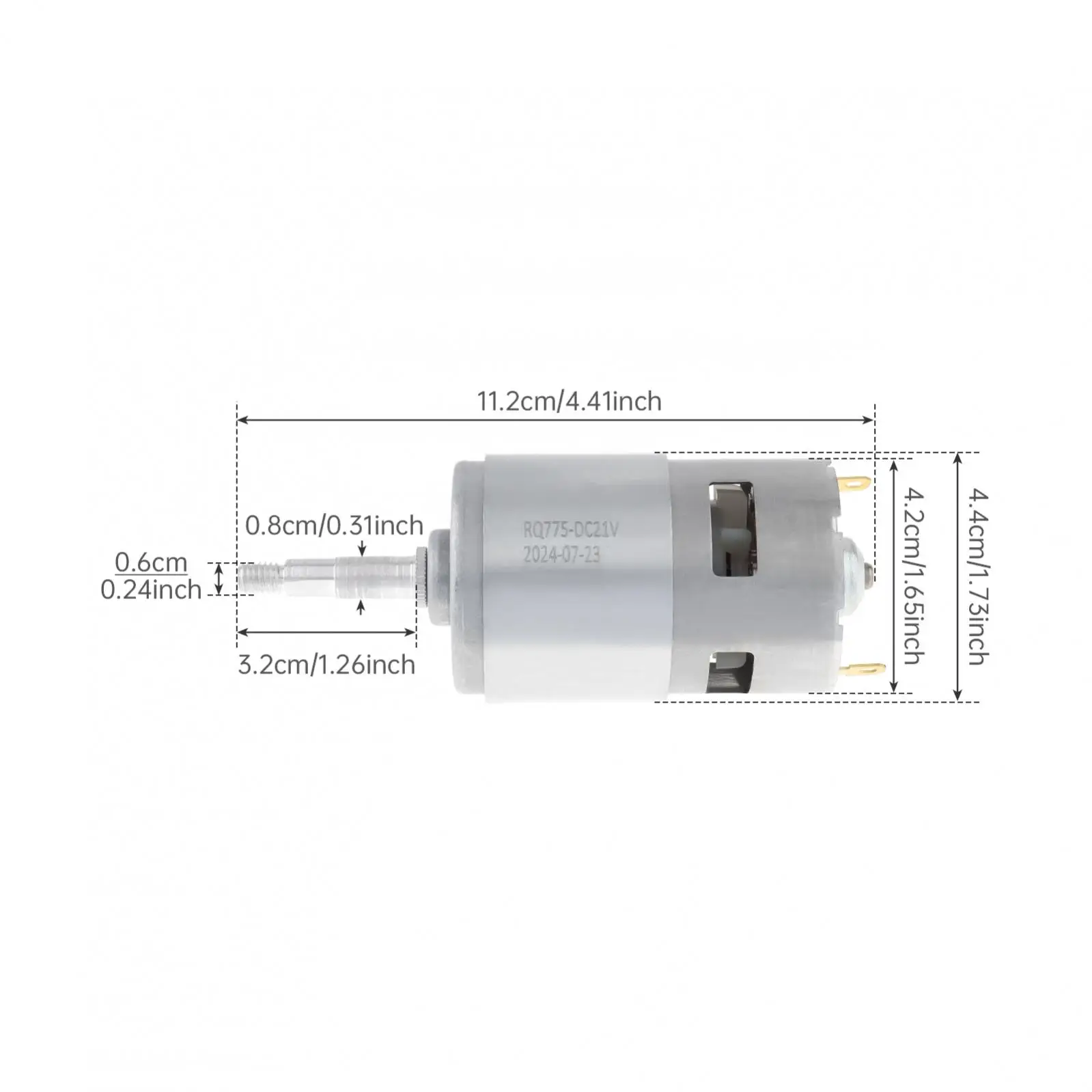 775 DC Motor 21V 19000RPM Electtric Tool Motor Replaces Part for Angle Grinder / Air Blower, 21V Universal Replaces Motors