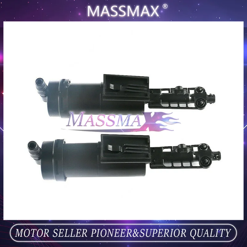 1 Pair Front Headlight Washer Pump Jets Car 61677147047 Fit for Mini Cooper Hatchback S R50 R53 Convertible &amp S R52