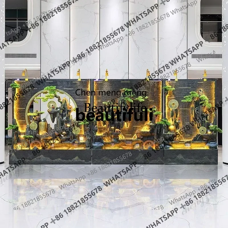 D5556 Flowing water fountain living room office screen courtyard fish pond landscaping ornament