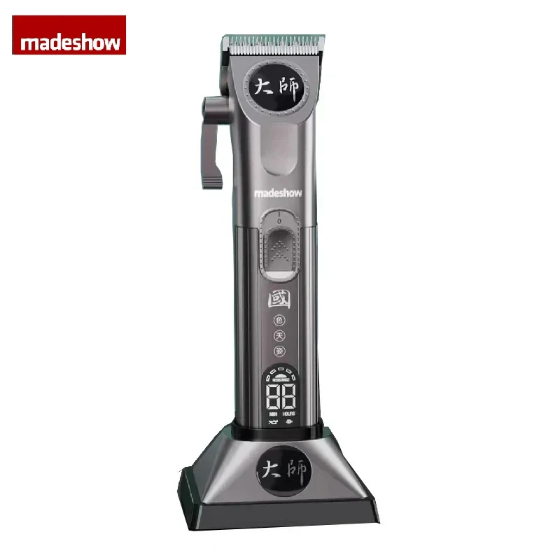 MADESHOW M8F Professional Barber Hair Clippers 7200 rpm,Super Torque Motor with DLC Fade Blade,Cordless Haircuting machine