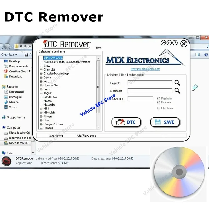 HOT DTC Remover 2022 For KESS KTAG FGTECH OBD2 Software MTX DTC Remover 1.8.5.0 With Keygen+9 Extra ECU Tuning Software ECU Full