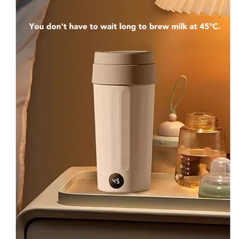 Mini Tea Coffee Kettle Water Boiler Portable Automatic Heating Electric Tea Kettle For Office And Travel