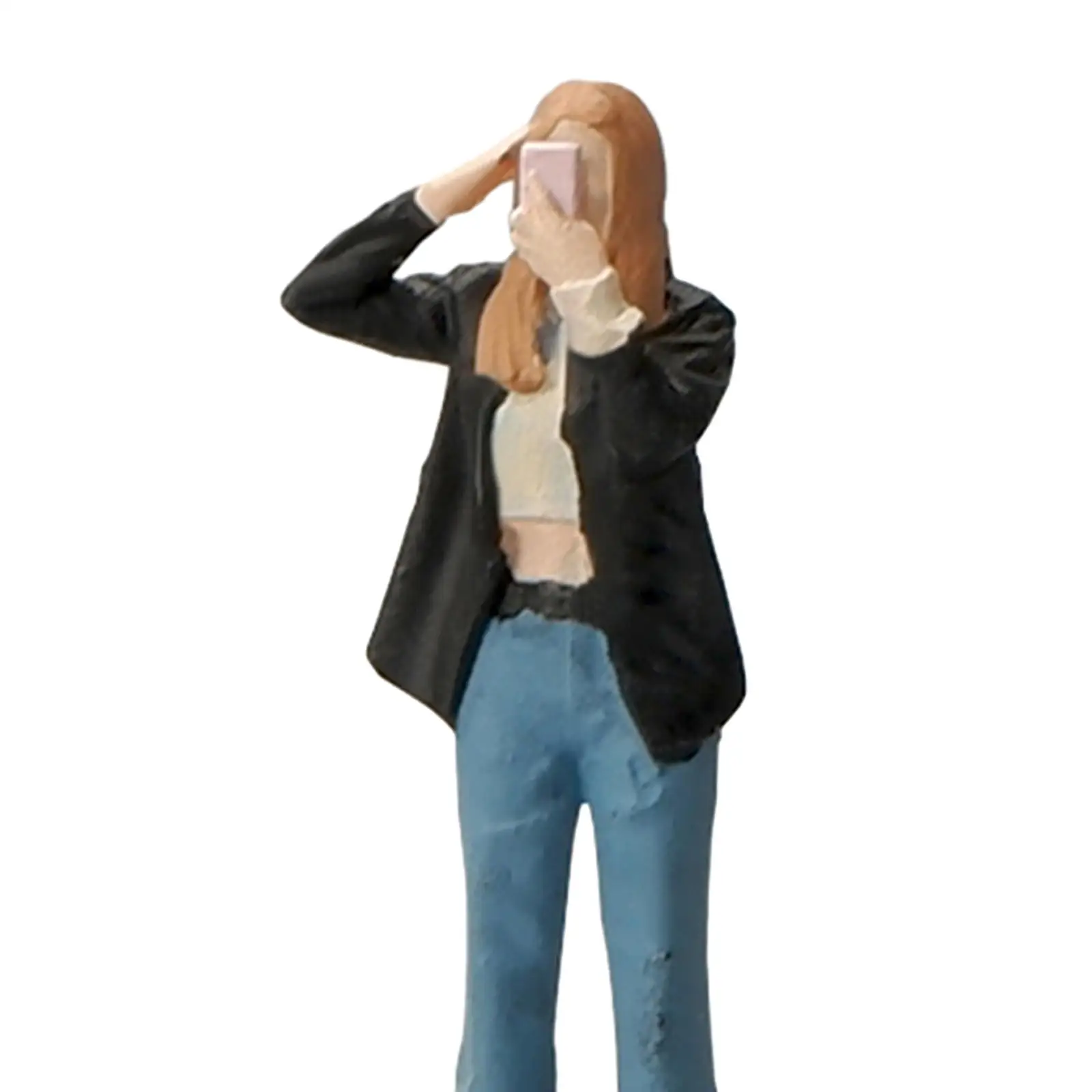 1/64 persone figure Sand Table Ornament Mini persone figurine per Diorama scena in miniatura fotografia puntelli Layout casa delle bambole