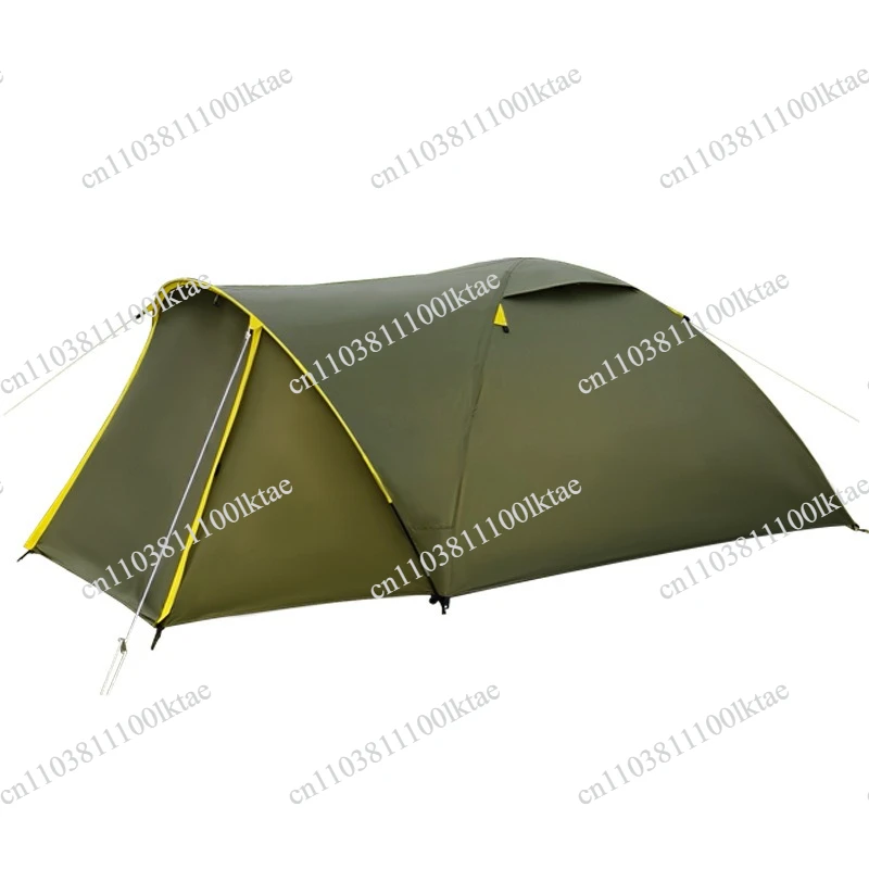 Tent Outdoor  Camping Hiking Professional Adventure Self-driving Thickened Double Camping Rainproof Wind Resistant Portable
