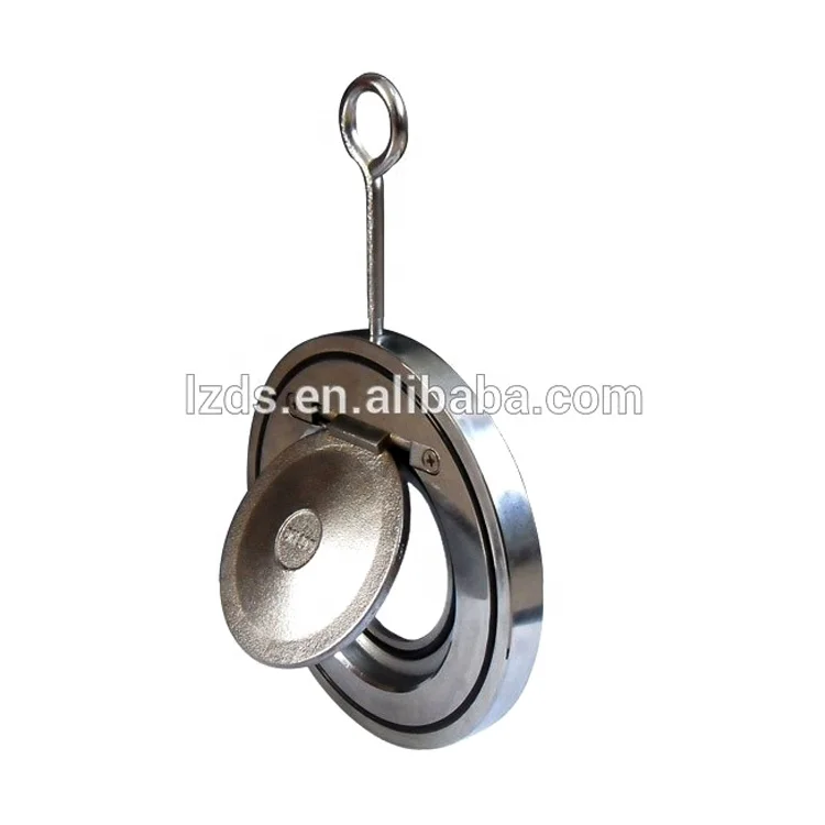 Stainless Steel Thin Single Disc Swing Check Valve With Spring Wafer Check Valve