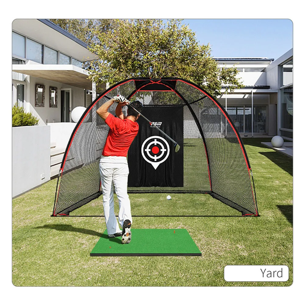 PGM Golf Swing Practice Net -Foldable and Easy to Install Golf Training Aid,Improve Swing/Cutting Skill Practice Net 3M*2M*1.6M